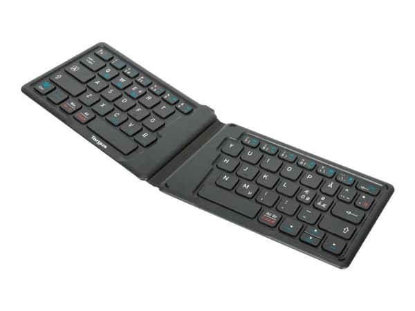 Targus AKF003NO tangentbord Bluetooth QWERTY Nordic Svart