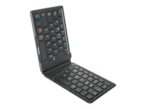 Targus AKF003NO tangentbord Bluetooth QWERTY Nordic Svart