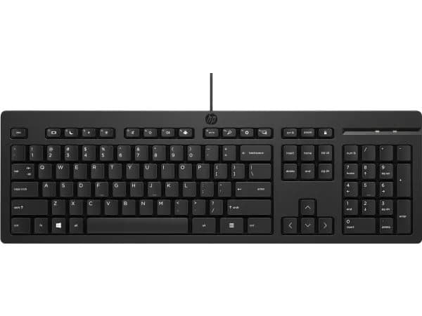 HP 125 - Tastatur - USB - Pan Nordic - Sortera