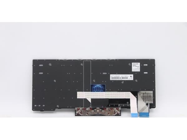 Chicony - Ersättningstangentbord för bärbar dator - med Trackpoint - bakgrundsbelyst - Engelska - Europa - svart - för ThinkPad L13 Gen 2 20VH, 20VJ;