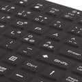 Miniatyrbild 3 av 4: Mini Silicone keyboard, spill proof, blue LED, IP68, black