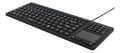 Miniatyrbild 1 av 4: Rubberized keyboard with touchpad, IP68, 104 keys, black