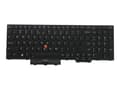 Miniatyrbild 5 av 5: Chicony - Ersättningstangentbord för bärbar dator - med Trackpoint, UltraNav - bakgrundsbelyst - QWERTY - Engelska - Europa - svart - för ThinkPad L1