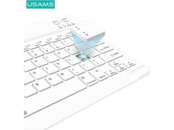 USAMS Winro-deksel med tastatur iPad Air 10,9" grønt etui-hvitt tastatur/grønt deksel-hvitt tastatur IP109YRU02 (US-BH655)