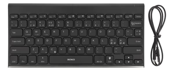 Wireless mini keyboard muted keys backlit battery Blueth 10m