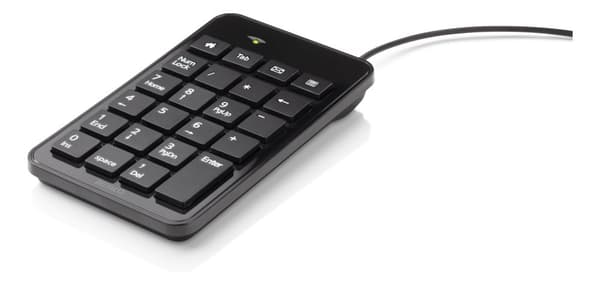 TB-120 Numeric keyboard, 23 keys, 4 hot keys, USB, black