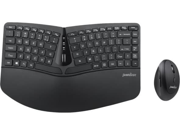 Keyboard + Perixx mouse Set wireless keyboard + Perixx vertical mouse PERIDUO-606 C Ergonomic black silent