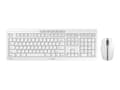 Miniatyrbild 2 av 5: CHERRY STREAM DESKTOP RECHARGE - Sats med tangentbord och mus - trådlös - 2.4 GHz - QWERTY - USA med eurosymbol - tangentbrytare: CHERRY SX - blekgrå