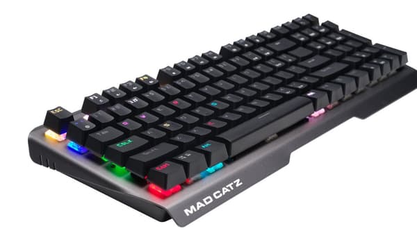 Mad Catz S.T.R.I.K.E. 13 Mekanisk Gaming Tastatur, sort - US Layout