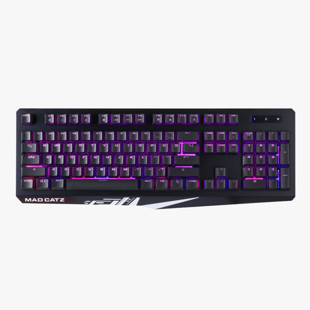 Mad Catz The Authentic S.T.R.I.K.E. 2 Mechanical Gaming Keyboard, Black