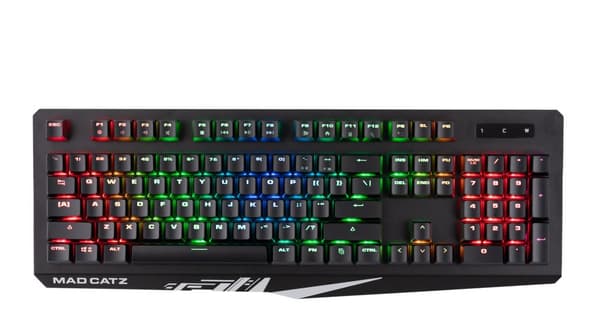 Mad Catz S.T.R.I.K.E. 4 Mekanisk Gaming Tastatur, sort - US Layout