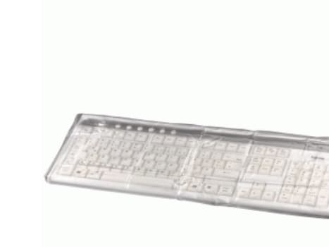 Hama 00113818 Støvbeskyttelse tastaur Transparent (L x B x H) 216 x 483 x 51 mm