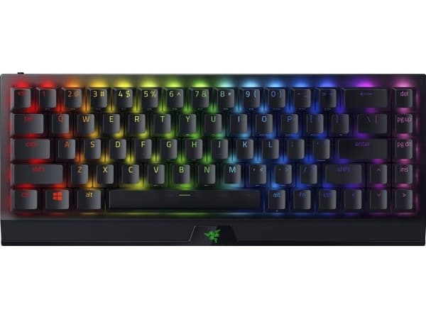 Razer BlackWidow V3 Mini HyperSpeed, 65%, USB + RF Wireless + Bluetooth, Mekaaninen, RGB LED, Musta