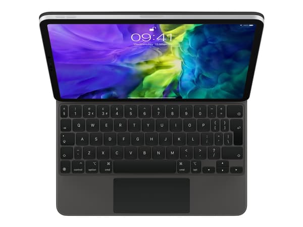 Apple Magic Keyboard - Tangentbord och foliefodral - med pekdyna - bakgrundsbelyst - Apple Smart connector - QWERTY - norsk - för Apple 10.9-inch iPa
