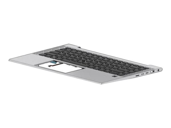 HP - Ersättningstangentbord för bärbar dator - med pekpinne, ClickPad - internationell engelska - med övre skydd - för EliteBook 840 G7 Notebook