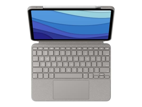 Logitech Combo Touch Sand Smart Connector QWERTY US International