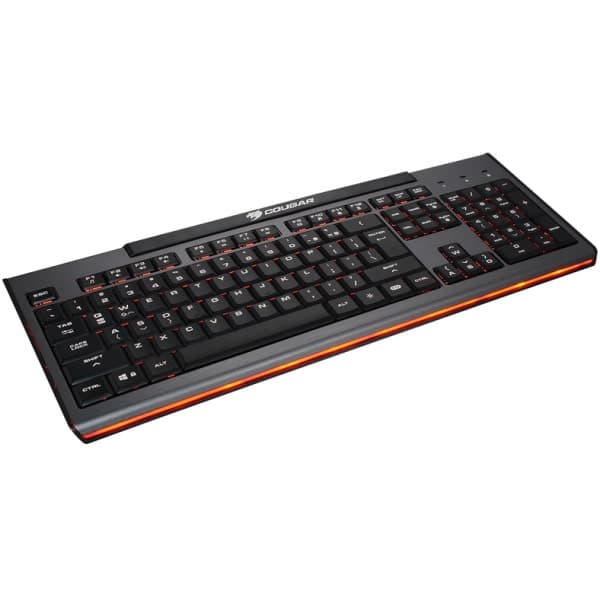 Cougar 200K Scissor Switch Gaming Keyboard med 7 farver. Nordisk