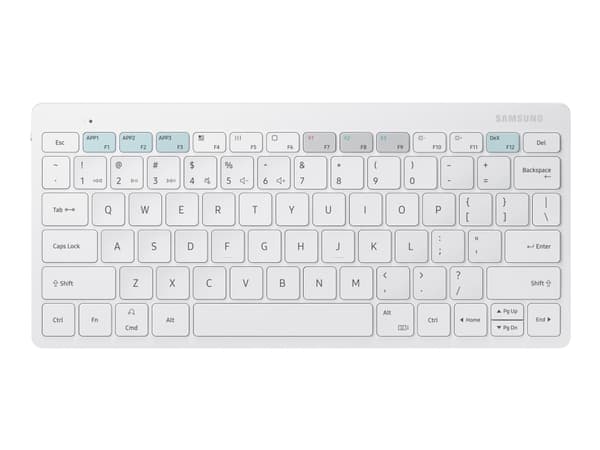 Samsung Smart Keyboard Trio 500 EJ-B3400 - Tangentbord - trådlös - Bluetooth 5.0 - vit