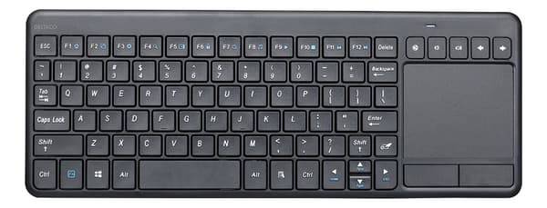 Wireless mini keyboard touchpad membrane US USB nano receiv