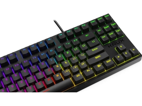 Krux Atax PRO RGB Gateron Blue tangentbord (KRX0079)