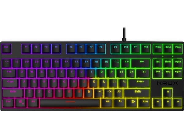 Krux Atax PRO RGB Gateron Blue tangentbord (KRX0079)