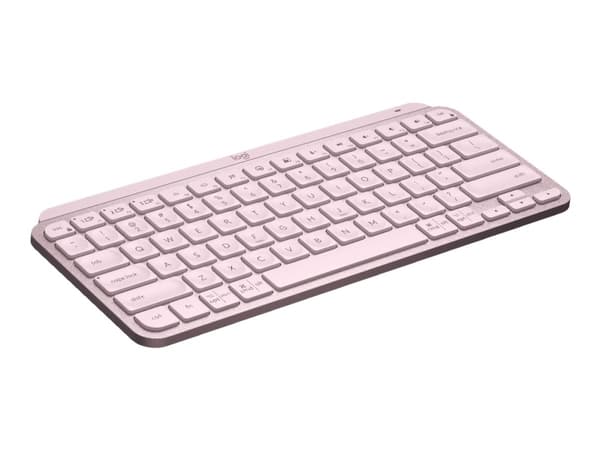 Logitech MX Keys Mini tastatur RF trådløs + Bluetooth QWERTY Nordisk Rosa