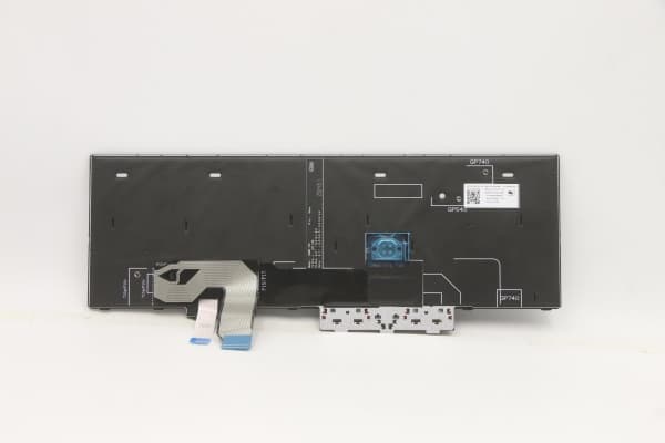 Transimage - Ersättningstangentbord för bärbar dator - med Trackpoint - bakgrundsbelyst - QWERTY - Nordisk - svart - för ThinkPad P15 Gen 1 20ST, 20S