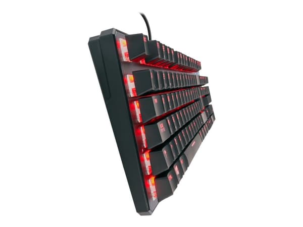 NOX KROM Kernel - Tastatur - bakgrunnsbelyst - USB - tastsvitsj: Outemu Red