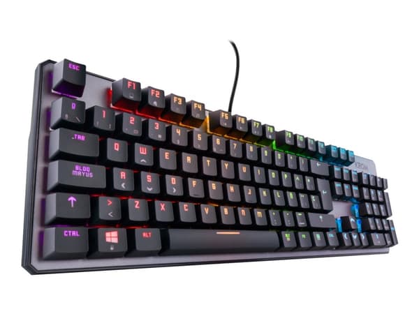 NOX KROM Kernel - Tastatur - bakgrunnsbelyst - USB - tastsvitsj: Outemu Red