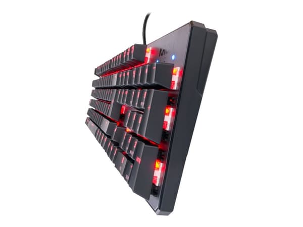 NOX KROM Kernel - Tangentbord - bakgrundsbelyst - USB - tangentbrytare: Outemu Red Svart