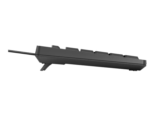 HP 125 -langallinen näppäimistö, Täysikokoinen (100 %), USB, Kalvokytkin, QWERTY, Musta