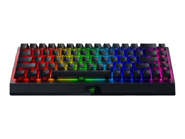 Razer BlackWidow V3 Mini, 65%, USB + RF Wireless + Bluetooth, Mekaaninen, QWERTY, RGB LED, Musta