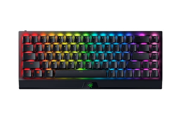 Razer BlackWidow V3 Mini HyperSpeed - Phantom Edition - tangentbord - bakgrundsbelyst - trådlös - USB-C, 2.4 GHz, Bluetooth - QWERTY - amerikansk - t