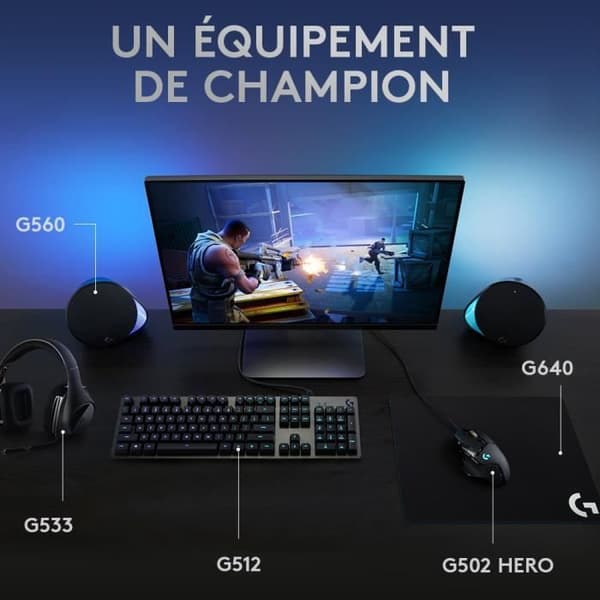 LOGITECH G - Lightsync G512 -tangentbord - kol