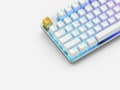Miniatyrbild 3 av 5: Glorious PC Gaming Race GMMK, Kabel, USB, Mekaniska tangentbrytare, QWERTY, RGB LED, Silver, Vit