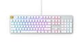 Miniatyrbild 1 av 5: Glorious PC Gaming Race GMMK, Kabel, USB, Mekaniska tangentbrytare, QWERTY, RGB LED, Silver, Vit