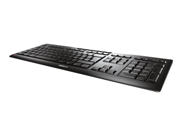CHERRY STREAM KEYBOARD WIRELESS - Tangentbord - trådlös - 2.4 GHz - QWERTY - brittisk - tangentbrytare: CHERRY SX - svart Svart