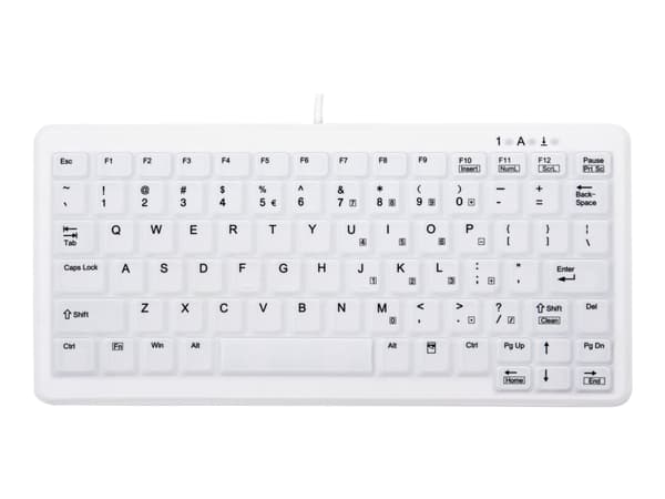CHERRY AK-C4110, USB, QWERTY, Valkoinen