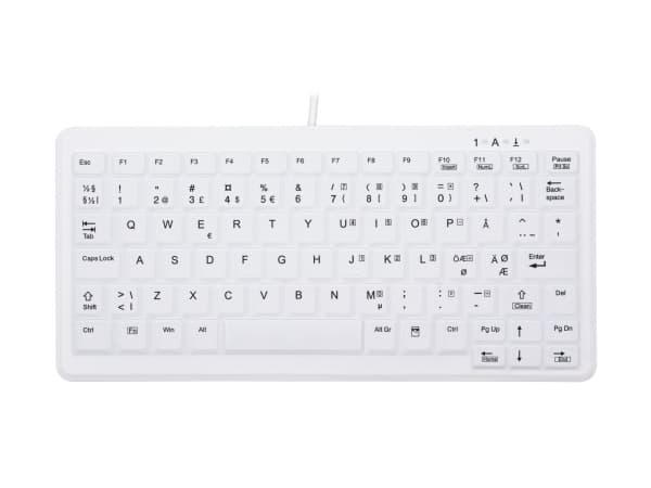 Active Key MedicalKey AK-C4110 - Tangentbord - USB - Nordisk - vit