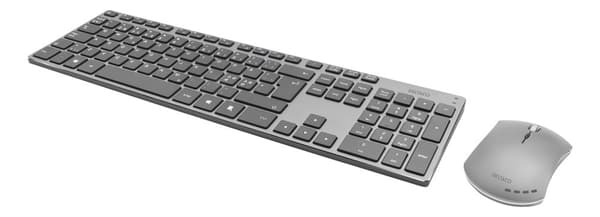 Wireless keyboard mouse combo USB receiver builtin battery