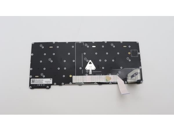 Primax - Ersättningstangentbord för bärbar dator - bakgrundsbelyst - brittisk - svart - för ThinkPad X13 Gen 2 20WK, 20WL