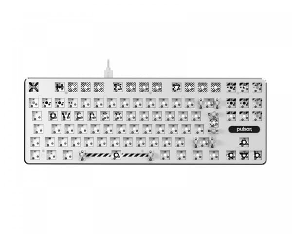 PCMK HOTSWAP TKL 80% Barebone ISO - Vit