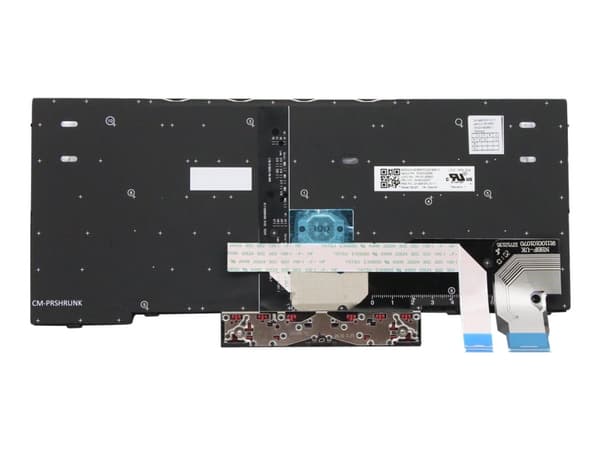 Primax - Ersättningstangentbord för bärbar dator - med Trackpoint, UltraNav - bakgrundsbelyst - QWERTY - spansk - svart - FRU - för ThinkPad L13 Gen