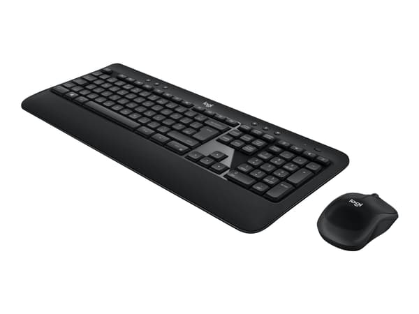 Logitech Advanced Combo - Sats med tangentbord och mus - trådlös - brittisk