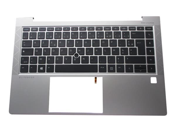 HP - Ersättningstangentbord för bärbar dator - bakgrundsbelyst - fransk - med övre skydd - för EliteBook 840 G8 Notebook