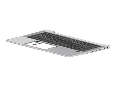 HP - Erstatningstastatur for bærbar PC - bakbelysning - Fransk - med toppdeksel - for EliteBook 840 G8 Notebook