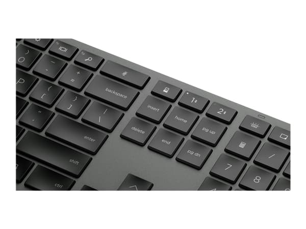 HP Dual Mode 975 - Tastatur - bakbelysning - trådløs - Bluetooth