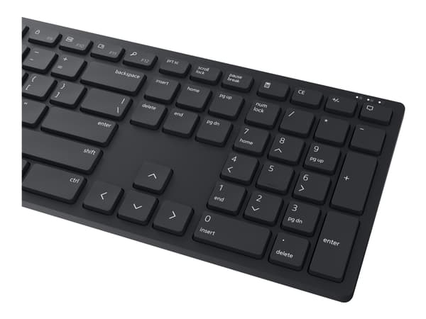 Dell Pro KM5221W - Sats med tangentbord och mus - trådlös - 2.4 GHz - kanadensisk franska - svart - för Precision 7560; XPS 13 9310, 15 9510