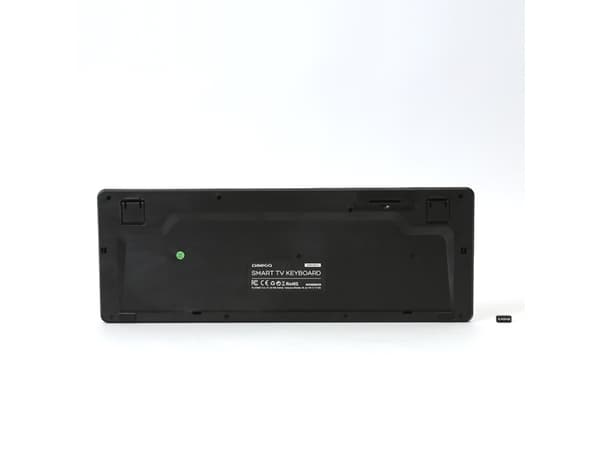 Omega OKB004BES, Täysikokoinen (100 %), Langaton RF, QWERTY, Musta