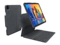 Miniatyrbilde 5 av 5: ZAGG Pro Keys - Tastatur og folioveske - bakgrunnsbelyst - Bluetooth - Nordisk - svart/grå tastatur, svart/grå boks - for Apple 11-inch iPad Pro (1.